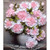 5D Diamond Painting Vase of  Light Pink Flowers Kit