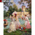 5D Diamond Painting Women and Flowers by the Lake Kit