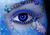 5D Diamond Painting Purple and Blue Butterfly Eye Kit