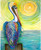 5D Diamond Painting Abstract Sun Pelican Kit