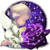 5D Diamond Painting Purple Rose Angel Prayers Kit