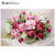 5D Diamond Painting Bowl of Pink Flowers Kit