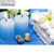 5D Diamond Painting Blue Candles and Shells Kit