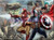 5D Diamond Painting Avengers Fight in the Ruins Kit