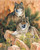 5D Diamond Painting Two Wolves on the Rocks Kit