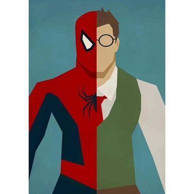 5D Diamond Painting Spiderman Profile Kit