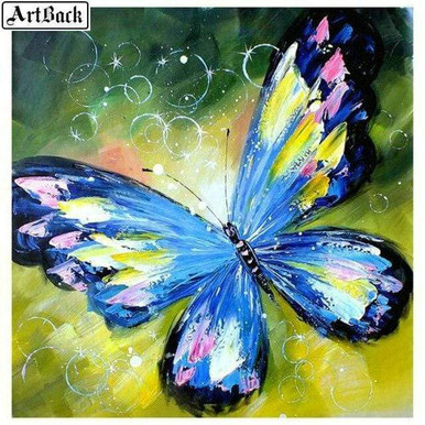 butterfly AH1698 5D Diamond Painting -  – Five