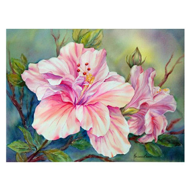 Tiger Pink Flowers - diamond Painting - DiamondByNumbers - Diamond