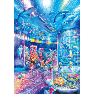 5D Diamond Painting Mickey and Minnie Aquarium Kit