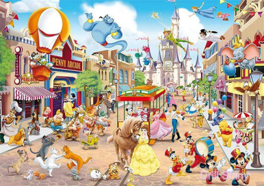 Disneyland France - 5D Diamond Painting - DiamondByNumbers - Diamond  Painting art