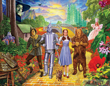 5D Diamond Painting Wizard Of Oz and the Emerald City Kit