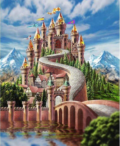 5d Diamond Art Painting Castle Kit Pintura Diamante Grande - Temu Chile