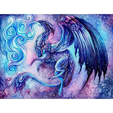 Blue Dragon - Diamond Painting - Paint Vibe