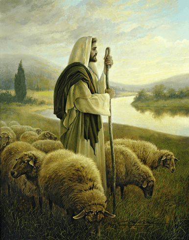 Jesus And Sheep DIY Diamond Painting – GemsFlow