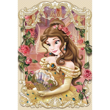 5D Diamond Painting Fancy Frame Belle Kit - Bonanza Marketplace