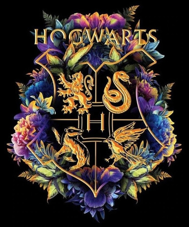 hogwarts crest outline