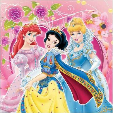 5D Diamond Painting Ariel, Snow White & Cinderella Kit - Bonanza ...