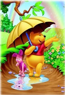 5D Diamond Painting Winnie the Pooh and Piglet Honey Snack Kit