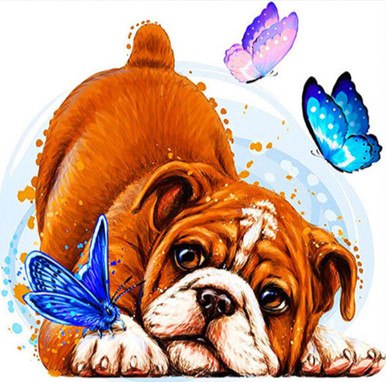 The Bulldog Diamond Painting Kit (Full Drill) – Paint With Diamonds