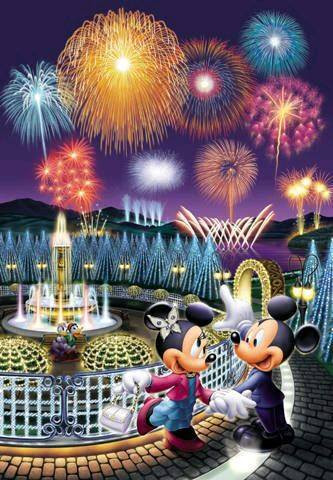 5D Diamond Painting World of Disney Fireworks Kit - Bonanza Marketplace