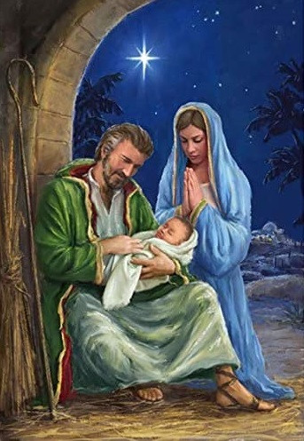5D Diamond Painting Mary, Joseph and Baby Jesus Kit - Bonanza Marketplace