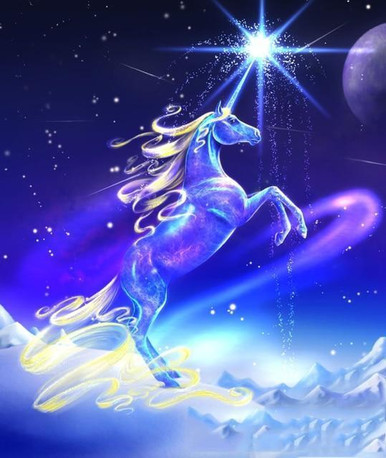 5D Diamond Painting Glowing Magical Unicorn Kit