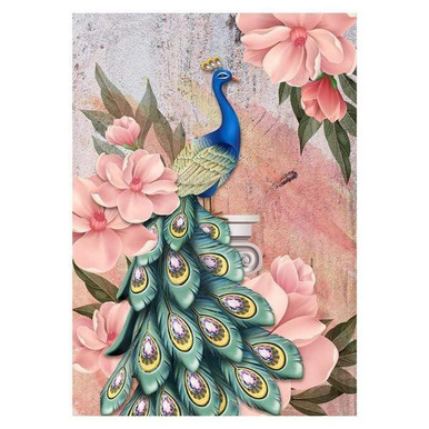 5D Diamond Painting Classic Peacock Kit