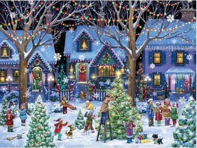 5D Diamond Painting Christmas Candles & Holly Kit - Bonanza