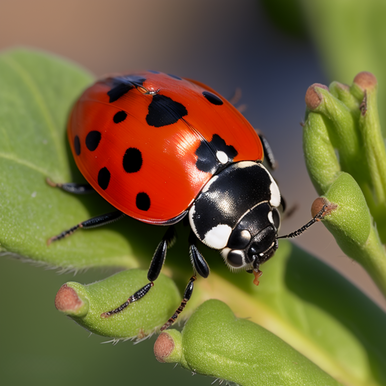 5D Diamond Painting Close Up Ladybug Kit - Bonanza Marketplace