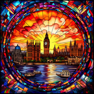 5D Diamond Painting London Big Ben Tower Kit