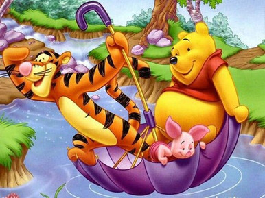 5D Diamond Painting Baby Winnie the Pooh and Tigger Kit - Bonanza  Marketplace