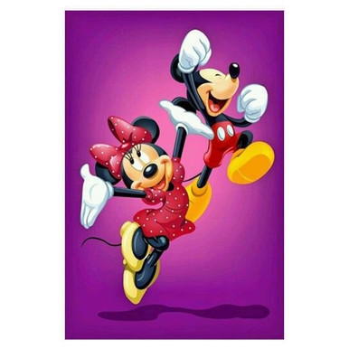 5D Diamond Painting Mickey and Minnie Eiffel Tower Kit