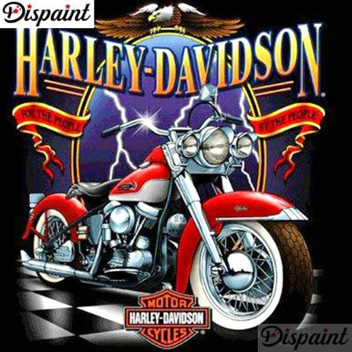 Diamond art 2025 harley davidson