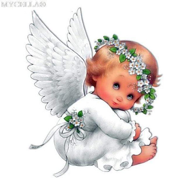 5D Diamond Painting Little White Angel Kit