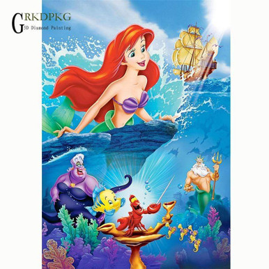 M&R Diamond Painting - 💎Disney Princess bundle💎 Little mermaid