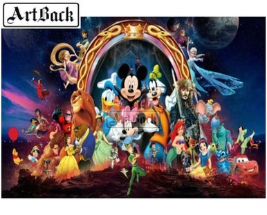 5D Diamond Painting Mickey Mouse Ears Disney Collage Kit - Bonanza  Marketplace