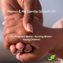 Mama & Me Gentle Growth Oil – Safe Hair Growth for Pregnant, Postpartum, Nursing Moms & Children