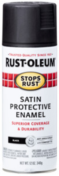 Rustoleum Spray Paint - Satin Black