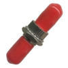 Fiber Coupler ST/ST Simplex,Single/Multi Mode,Zirconia,Red