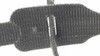 Velcro 1"x8" One Wrap Pre-Cut Straps Black (10 pcs/bag)