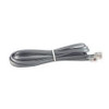 Telephone Patch Cord 6P6C 14' Silver Satin Reversed