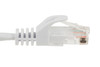 UTP 25' CAT6 White Patch Cable With Ferrari Boots 568B