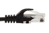 UTP 2' CAT6 Black Patch Cable With Ferrari Boots 568B