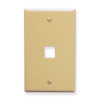Face Plate 1 Port  Ivory ICC