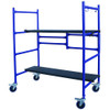 Roll and Fold Mini Scaffold 4'H x 4'W x 1'D