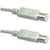 USB Cable 6' BB Male-to-Male (Square is B Type)