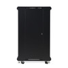 22U LINIER® Server Cabinet - Convex/Vented Doors - 24" Depth