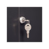 12U LINIER® Fixed Wall Mount Cabinet - Glass Door