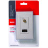 HDMI & F-Type Pass Through Wall Plate ***FINAL SALE***