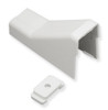 1 1/4″ Cable Raceway Ceiling Entry and Clip-10-Pack-White